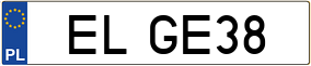 Truck License Plate